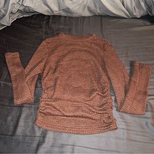 Brown sweater/shirt from Shein!